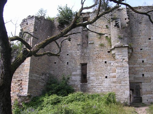 Castle of Brancion Walls