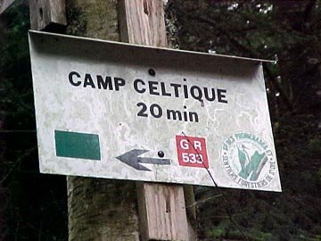 Celtic Camp Trail Starting Point.