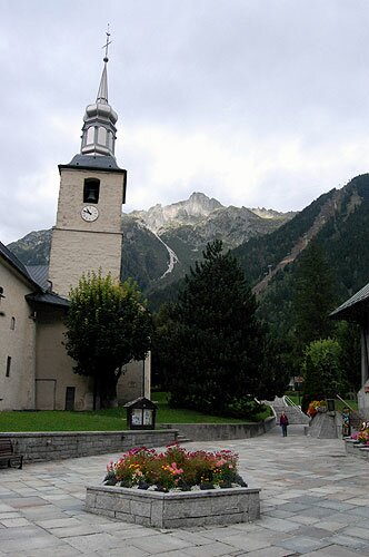 St Michel Church in Chamonix