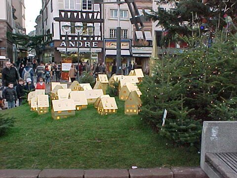 Strasbourg Christmas Market - Place Kleber next to Christmas Tree