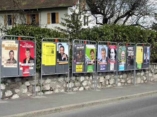 Candidates Posters for the French Presidential Election 2007