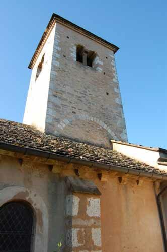 Photo of the church's bell tower.