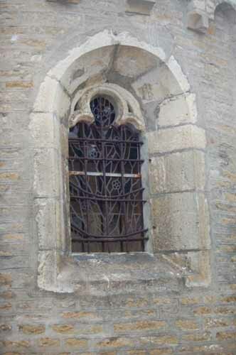 Photo of one of the church's windows.