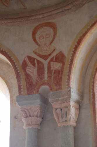 Photo of one of the church's frescos.