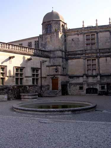 Castle of Grignan Courtyard