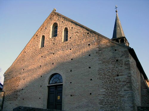 Laizé Romanesque Church Front View