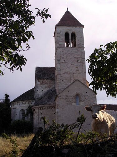 Lancharre Romanesque (11th century) French Church