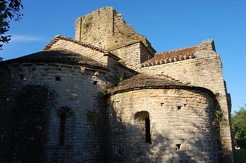 Apse photo of Le Puley Church in Burgundy.