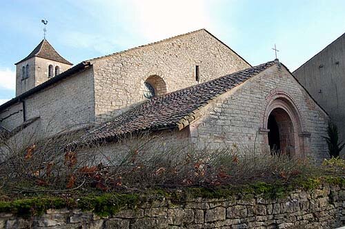 Photo of the church in Le Villars France.