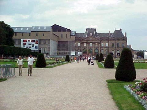 Back view of the Château de Lunéville