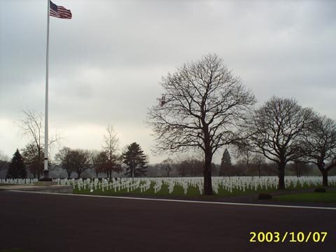 American Military Cemetery Graves St James France