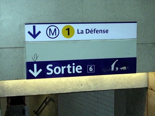 Paris Subway Sign