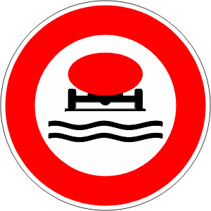 Closed To Vehicles Transporting Water Pollutants