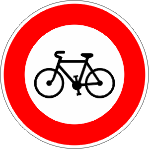 Closed To Cyclists
