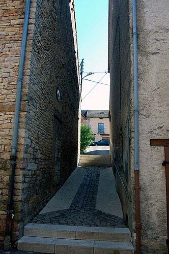 Narrow Street in Saint Gengoux le National