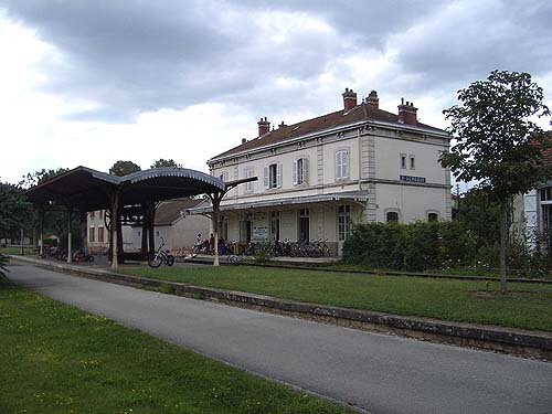 Railway Station in Saint Gengoux le National