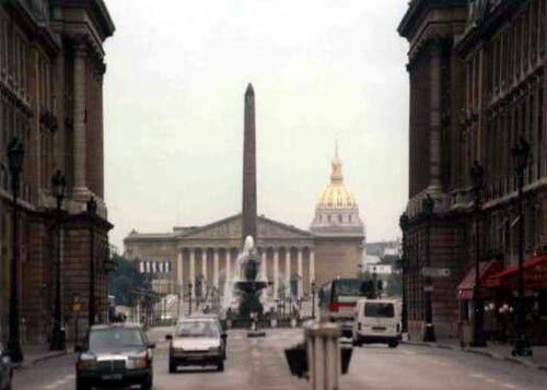 Obelisk and Palace-Bourbon