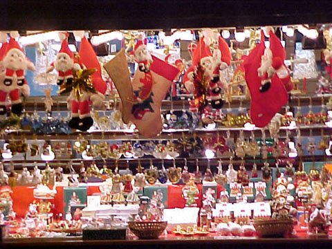 Strasbourg Christmas Market - Artisan Stand at Night