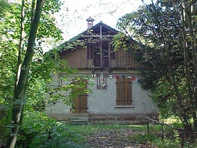 Alsacien house in the museums woods
