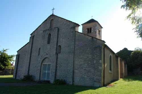 Photo of the Romanesque Church.