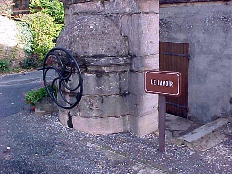 Lavoir of the village of Bissy-sous-Uxelles
