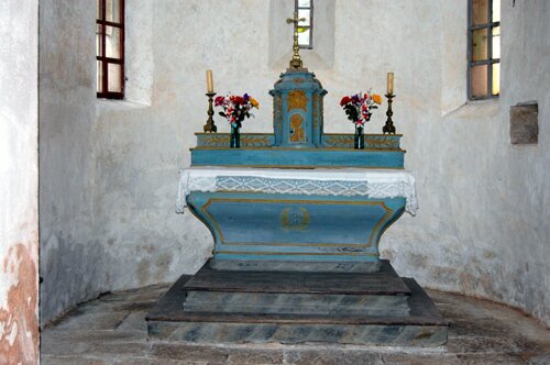 Photo of the altar of the church in Massy France.