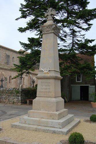 War Memorial in Mont Saint Vincent France.