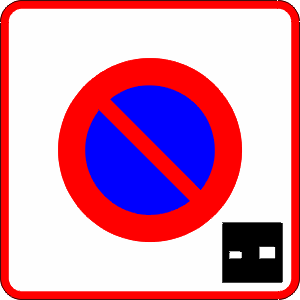 French sign for Parking Zone Duration Limited