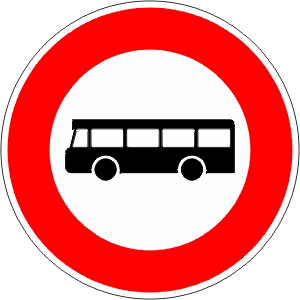 Closed To Buses
