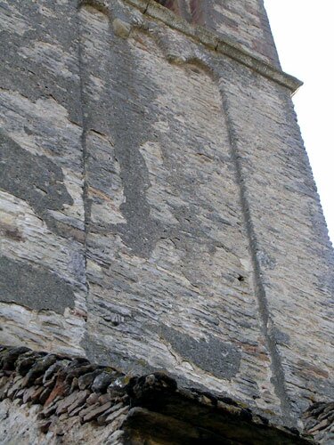 Lombard Bands of the village church of Saint Martin Belle Roche France.