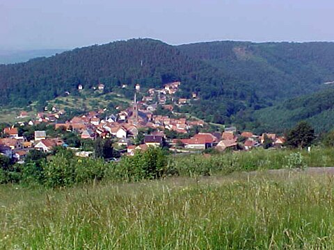 Village of Grendelbruch as seen from the Signal De Grendelbruch
